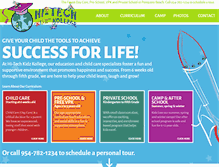 Tablet Screenshot of hitechkidzkollege.com